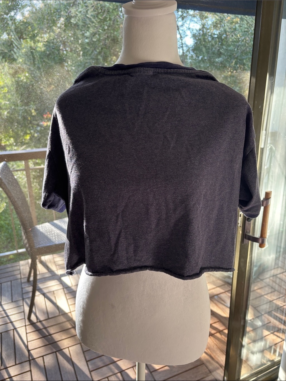 Mickey Cropped Vintage Reworked Tee - Picture 3 of 3